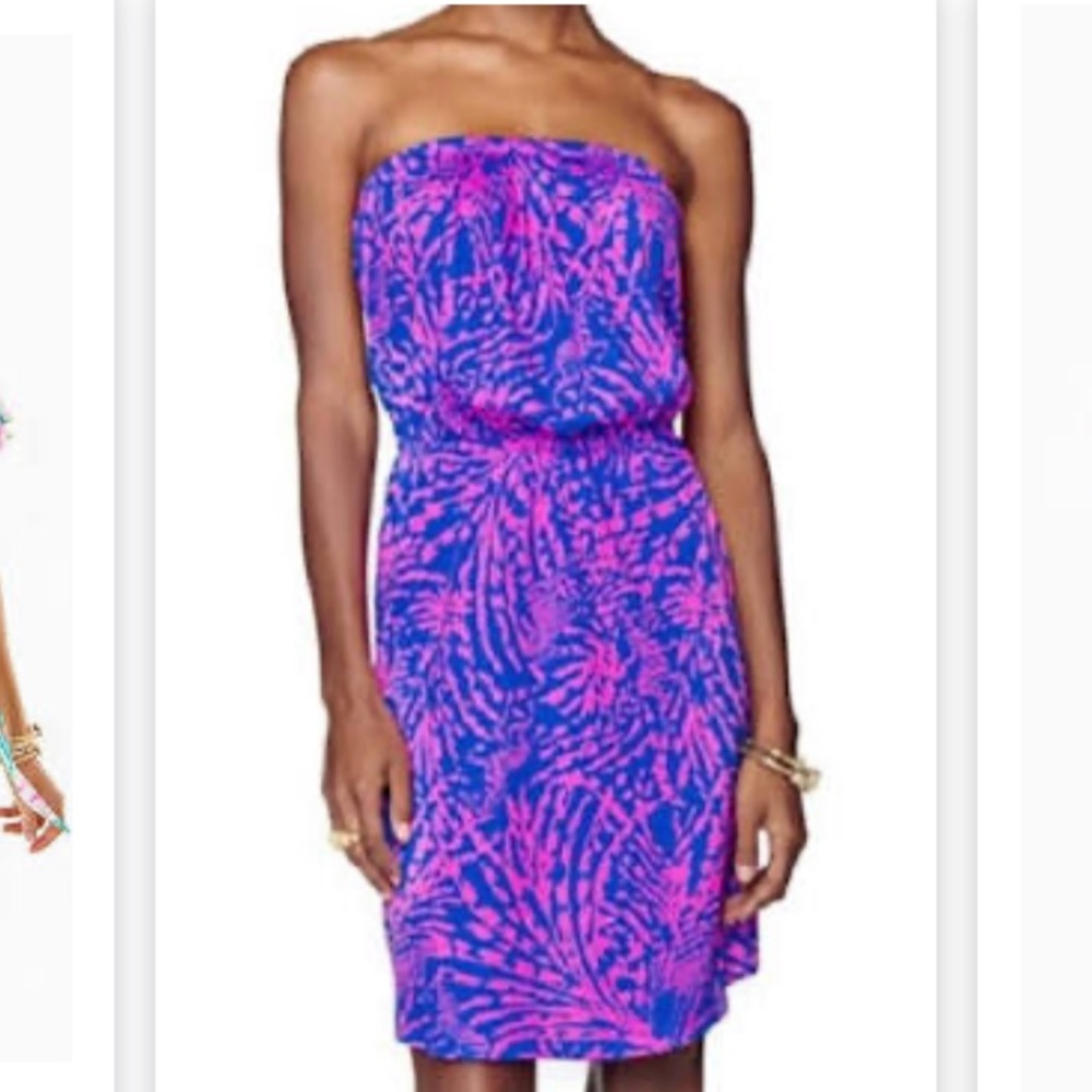 Lilly Pulitzer strapless small dress